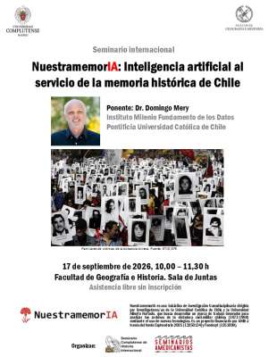 Seminario internacional | NuestramemorIA: Inteligencia artificial al servicio de la memoria histórica de Chile